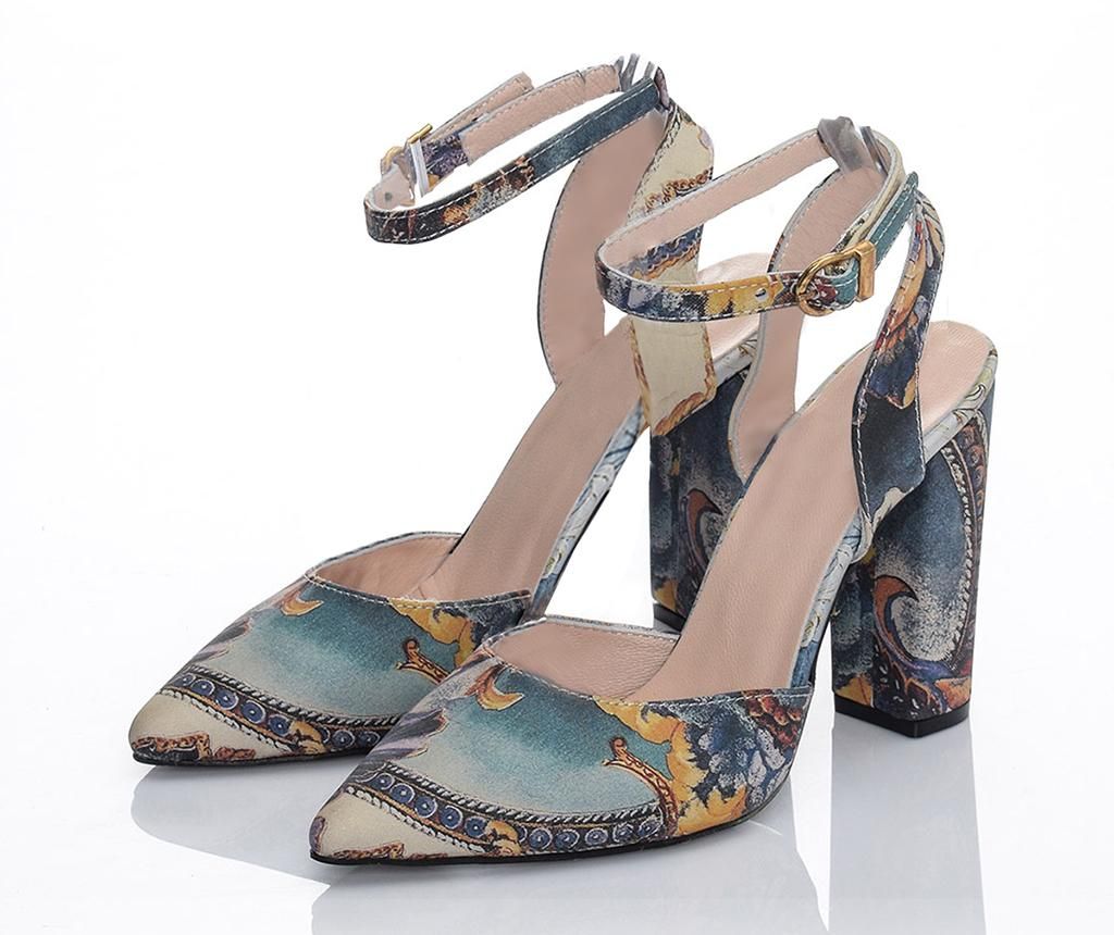 Sandale dama Art Heel 37 – Los Ojo, Multicolor Los Ojo